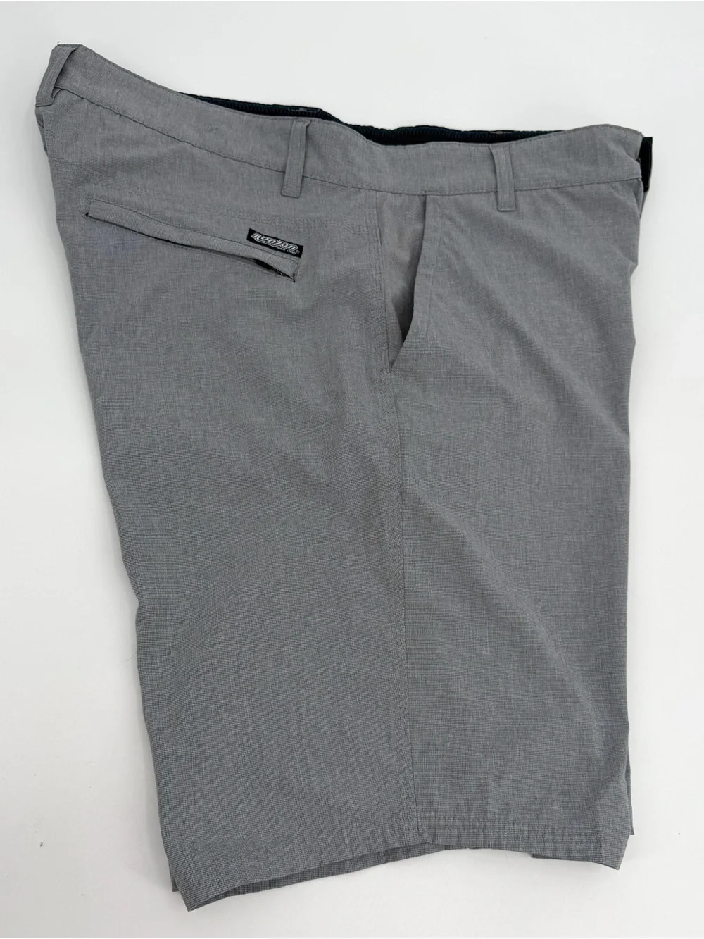 Ron Jon Surf Shop Shorts Mens 38 Hybrid Gray XE9833-RO Beach Casual -spot